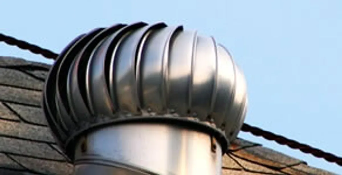 attic fan installation services with professionally installed roof ventilation unit in San Diego, CA