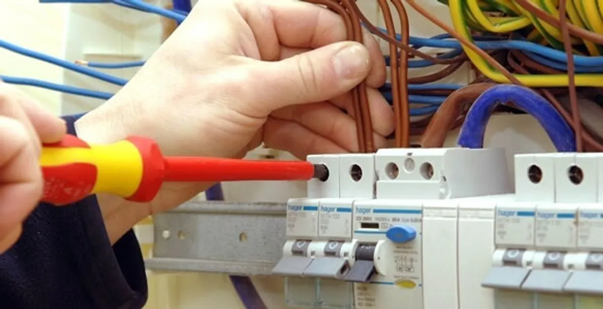 electrician services performing professional electrical panel wiring and connections in San Diego, CA