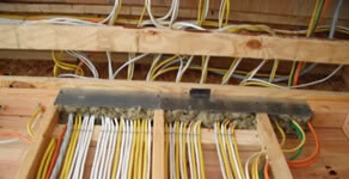 new construction wiring services with organized electrical rough-in performed by licensed electricians in San Diego, CA