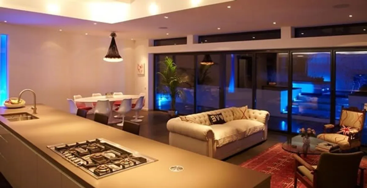 Programmable lighting design enhancing indoor spaces with customizable illumination in San Diego, CA