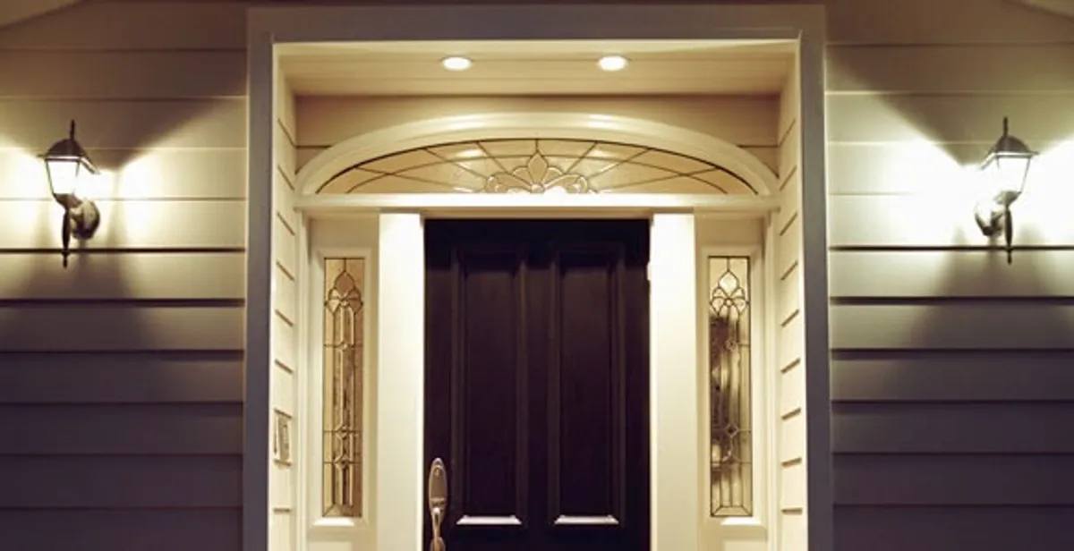 security light installation services with professionally installed entryway lighting in San Diego, CA